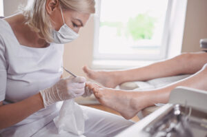 Anwendung: Medizinische Fußpflege