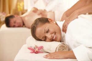 Anwendung: Massage: Paar Massage Body-Balance